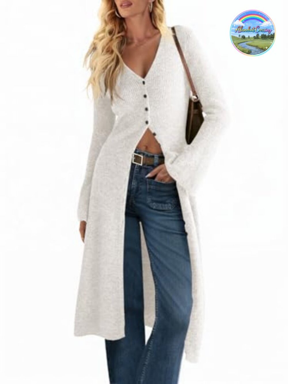 Long Cardigan Sweater Button Down Midi Knit Duster Coatigan